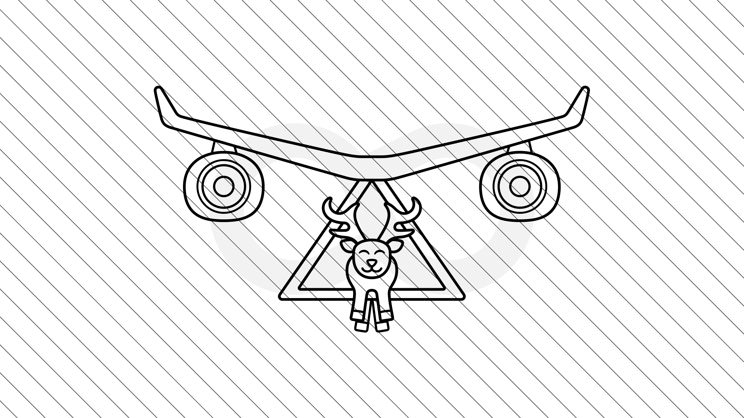 Reindeer Hang Gliding