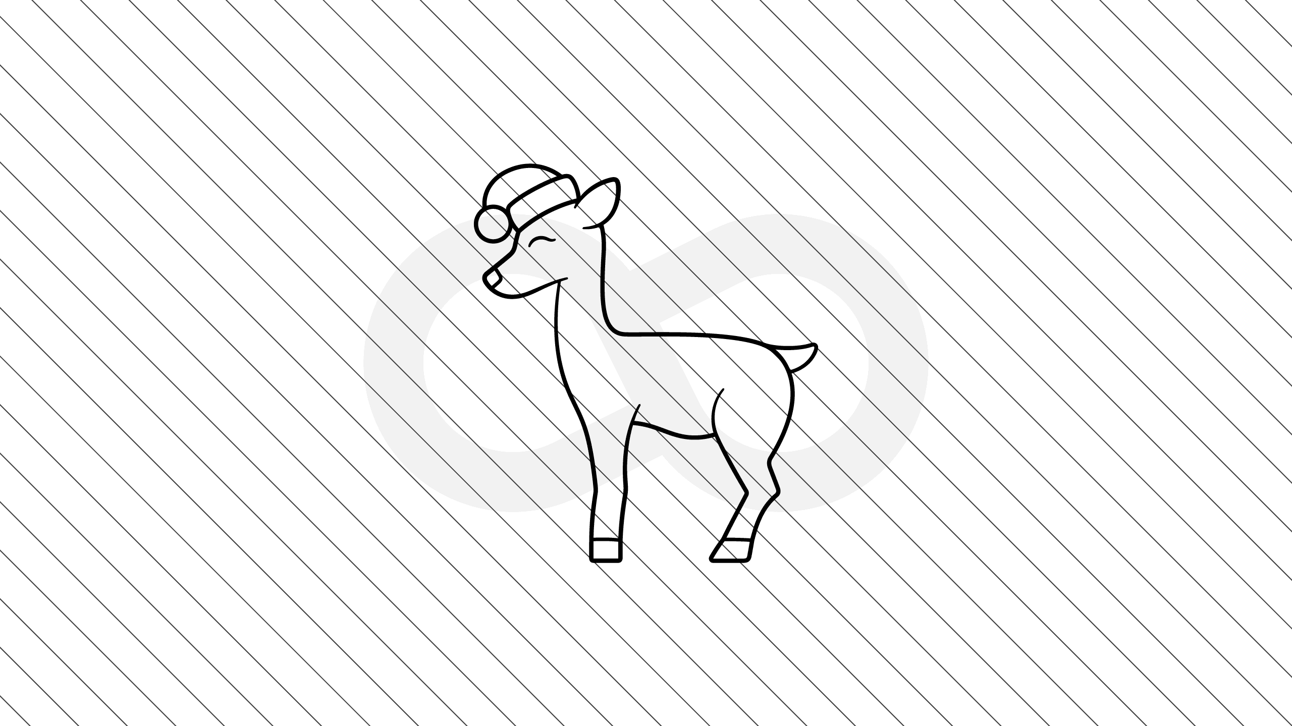 Cute Female Christmas Reindeer